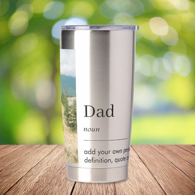 Dad Word Definition Photo Insulated Tumbler (Creator Uploaded)