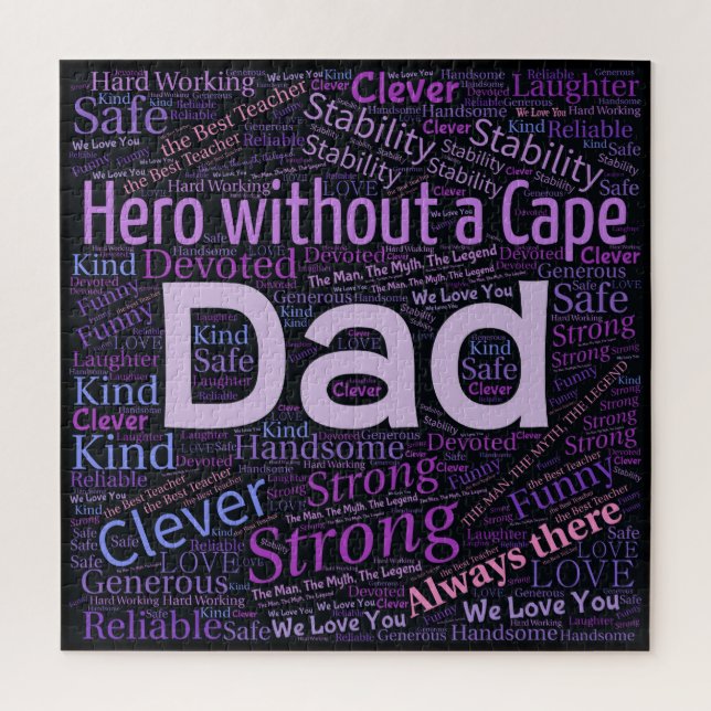 Dad Words Puzzle (Vertical)
