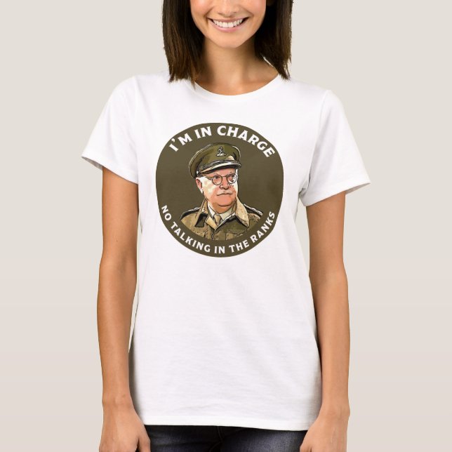 Dad&x27;s Army -  Captain Mainwaring - British Nos T-Shirt (Front)