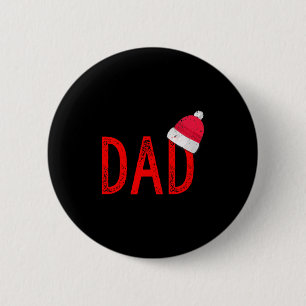 Dad - Xmas Pjs - Christmas Pajamas And Xmas Pj Fam 6 Cm Round Badge