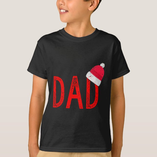 Dad - Xmas Pjs - Christmas Pajamas And Xmas Pj Fam T-Shirt (Front)