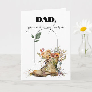 Dad you are my hero Happy Fathers Day Card