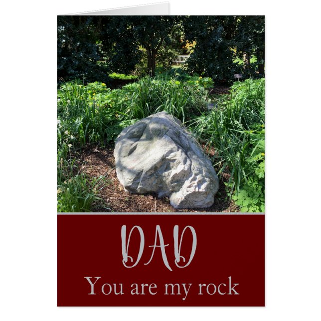 Dad You are my Rock and Hero (Front)