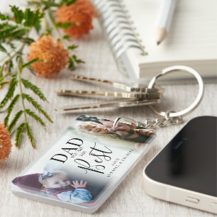 'DAD' you are the Best 2 Photo Collage Key Ring