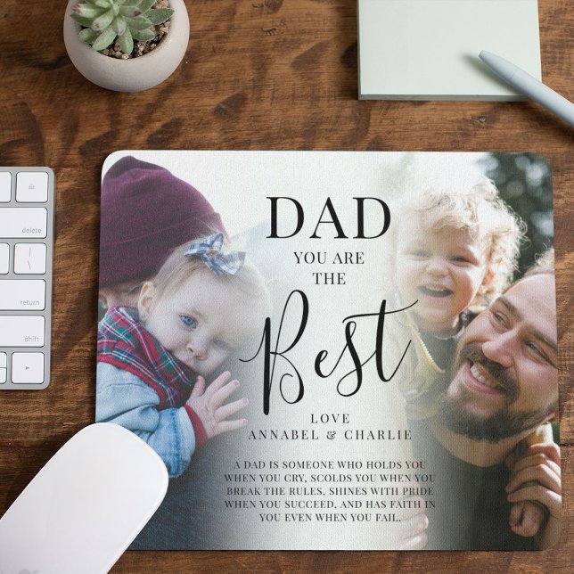 'DAD' you are the Best Name & Quote Keepsake Mouse Mat (Creator Uploaded)