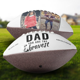 Dad you are the Bravest Father`s Day 2 Photo American Football