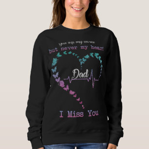 Dad You Left My World But Never My Heart I Miss Yo Sweatshirt
