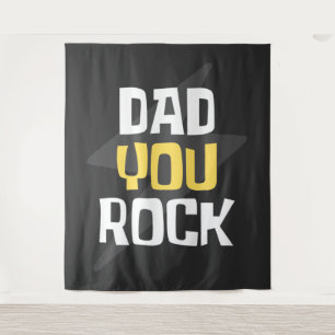 Dad You Rock - Father's Day / Birthday Gift Tapestry
