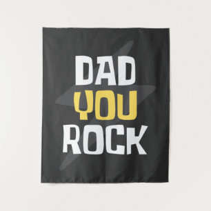 Dad You Rock - Father's Day / Birthday Gift Tapestry