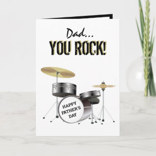 Dad...You Rock! Father's Day Card