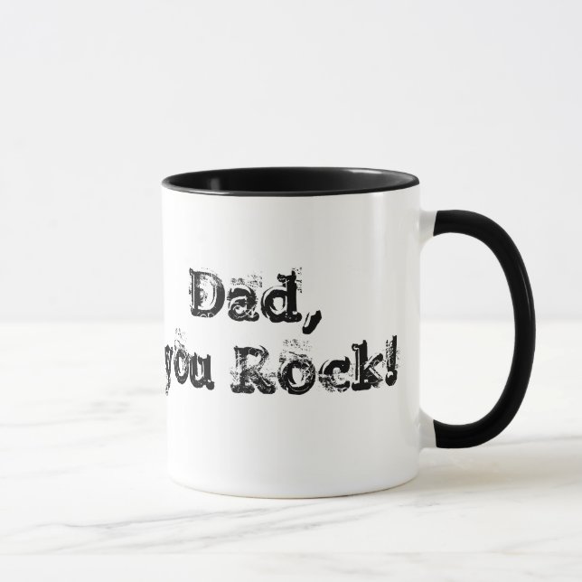 Dad, you rock mug (Right)