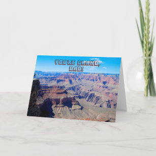 Dad, You're Grand!, Grand Canyon Birthday Card