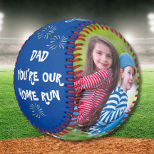 Dad You're Our Home Run 2 Photos Date