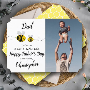 Dad You're The Bee's Knees Father's Day Photo Card