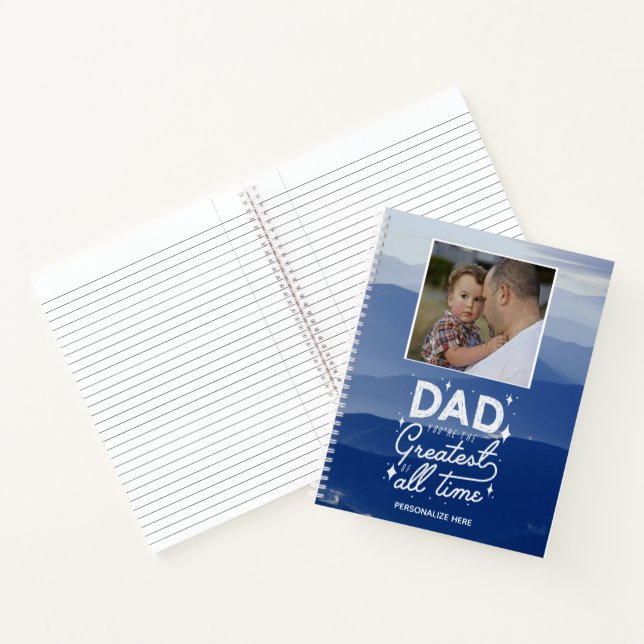 Dad You're The Greatest Spiral Notebook (Inside)