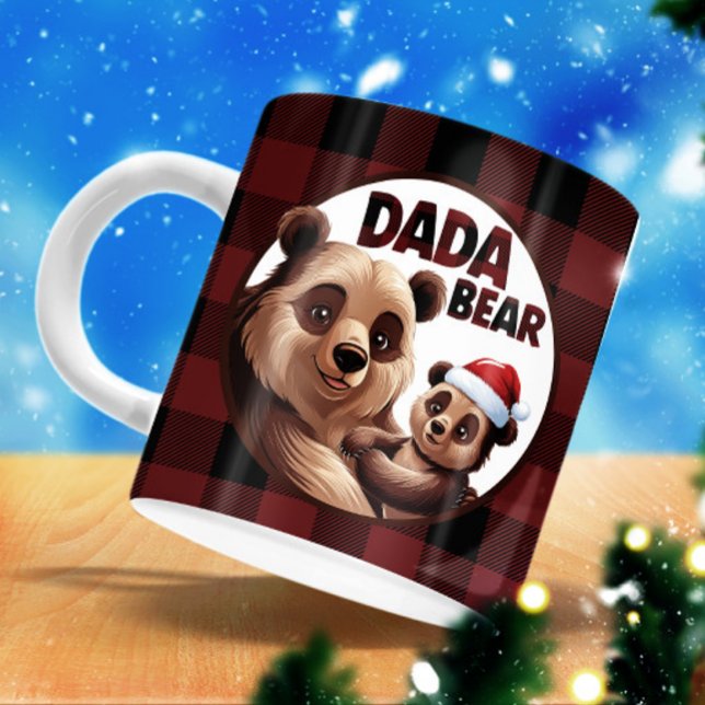 Dada Bear Baby Bear Christmas - Best Dad Gift Mug (Creator Uploaded)