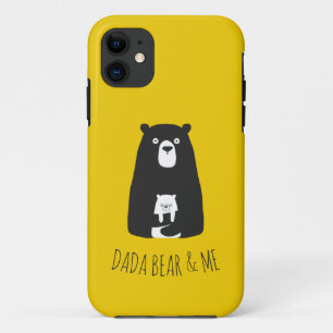 DADA BEAR & ME   Dad Kids Daughter Son Dada Bear iPhone 11 Case