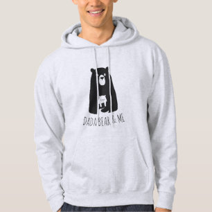DADA BEAR & ME   Dad Kids Daughter Son Dada Bear  Hoodie