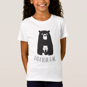 DADA BEAR & ME Dad Kids Daughter Son Dada Bear T-Shirt