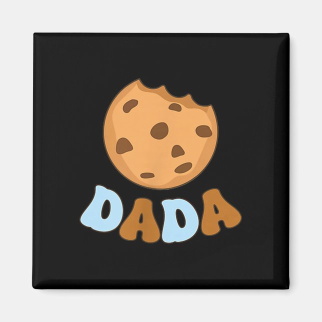 Dada Cookies Milk Sweet One 1st Birthday Family Ma Magnet (Front)