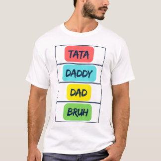 Dada Daddy Dad Bruh Father’s Day Funny Essential T-Shirt