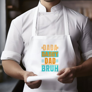 Dada Daddy Dad Bruh Long Apron