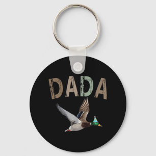 Dada Duck Hunting One Lucky Duck 1st Birthday Fami Key Ring