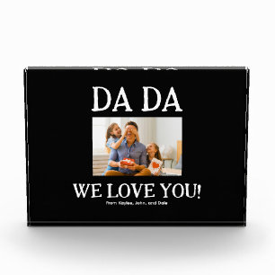 Dada Fathers Day Personalised Custom Photo Block