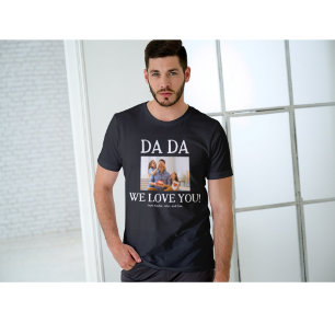 Dada Fathers Day Personalised Custom T-Shirt