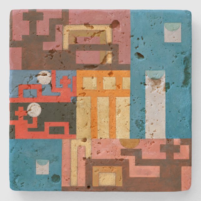Dada Figures | Sophie Taeuber-Arp | Stone Coaster (Front)