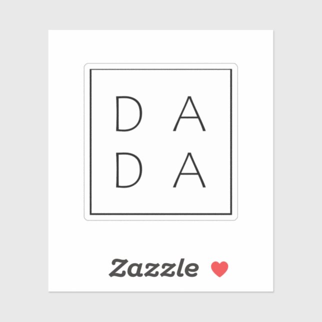 DADA First Time Father's Day Present (Sheet)