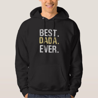 Dada From Granddaughter Grandson Best Dada Fathers Hoodie