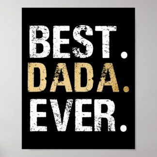 Dada Gift From Granddaughter Grandson Best Dada  Poster