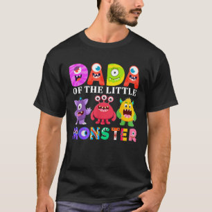 Dada Little Monster Kids 1st Birthday Party Family T-Shirt