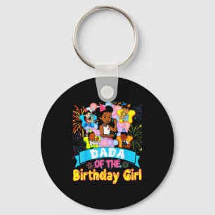 Dada Of Birthday Girl Gracie Birthday Dolls Girl P Key Ring