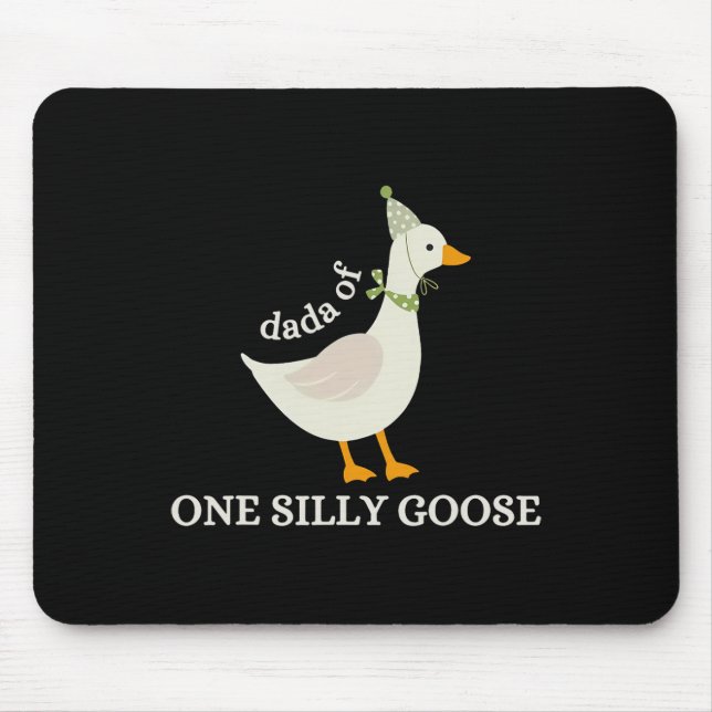 Dada Of One Silly Goose Papa Goose Fathers Day  Mouse Mat (Front)