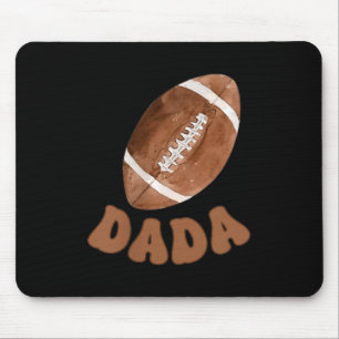 Dada Of The 1 Year Old Football First Birthday Boy Mouse Mat
