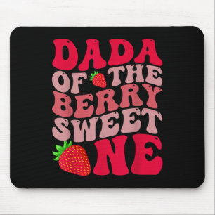 Dada Of The Berry First Birthday Of Girl Strawberr Mouse Mat