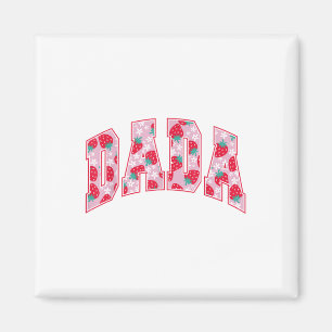 Dada Of The Berry First Birthday Strawberry Family Magnet