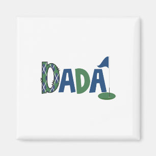 Dada Of The Birthday Boy Hole In One Golf Sport Ma Magnet