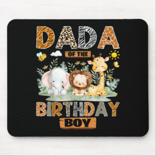 Dada of The Birthday Boy Safari Jungle Wild Mouse Mat