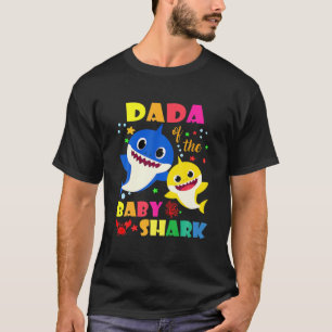 Dada Of The Birthday Shark Dad, Mum Matching Famil T-Shirt