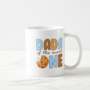 Dada Of The Sweet One Cookies And Milk 1st Birthda Coffee Mug