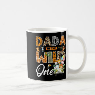 Dada of the wild one 1st birthday boy safari jungl coffee mug