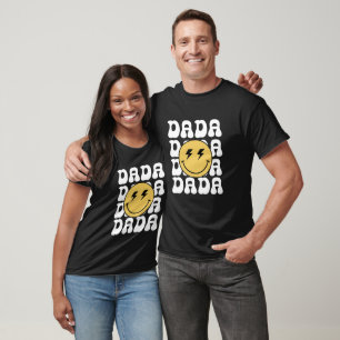 Dada One Happy Dude Birthday Theme Family Matching T-Shirt