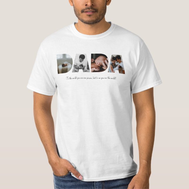 Dada Photo Collage Shirt for Father's day (Front)