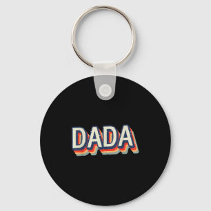 Dada Retro Vintage Clic Style Grandpa Key Ring