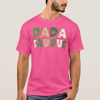 Dada Saurus Matching Family Birthday Dinosaur Men  T-Shirt