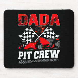 Dada T Crew Racing Family Race Car Birthday Boy Mouse Mat