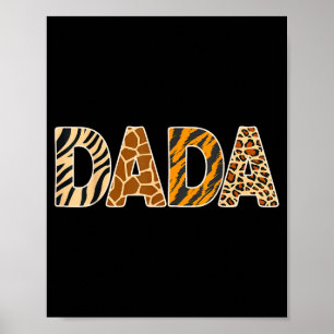 Dada Wild Animal Print Zebra Giraffe Tiger Leopard